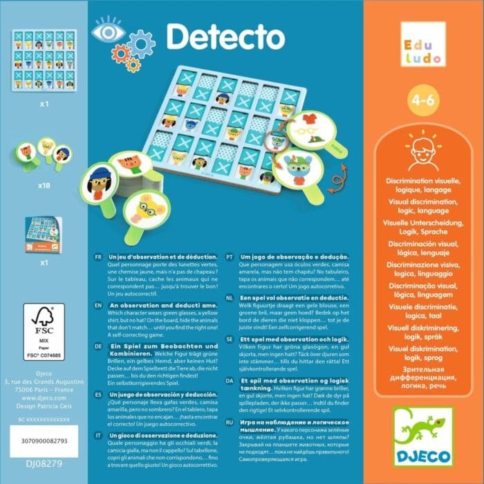 Joc Eduludo Detecto, Djeco - imagine 3