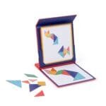 Joc magnetic educativ Tangram, Moulin Roty - imagine 2