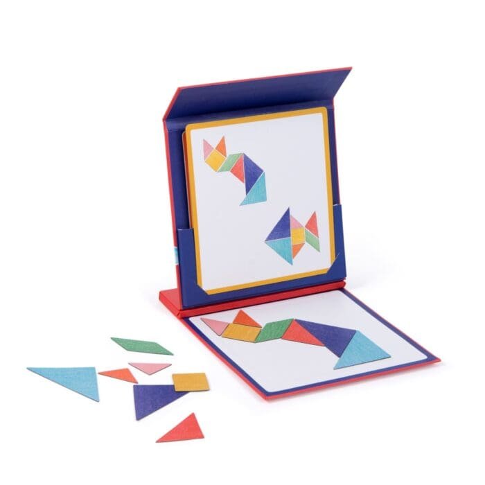 Joc magnetic educativ Tangram, Moulin Roty - imagine 2