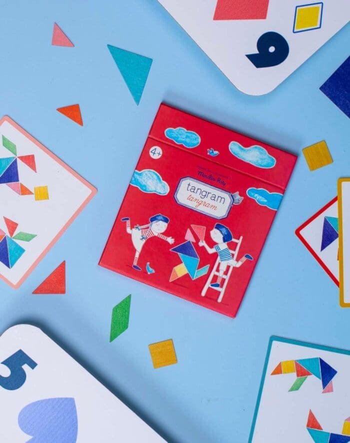 Joc magnetic educativ Tangram, Moulin Roty - imagine 4